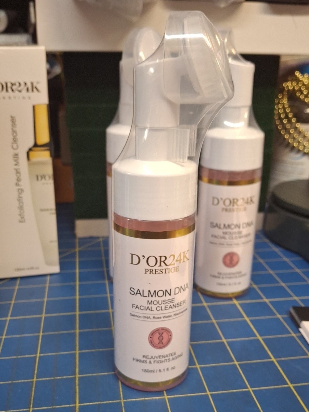 D'Or24K Salmon DNA Mousse Facial Cleanser 150ml New Sealed Bottle
